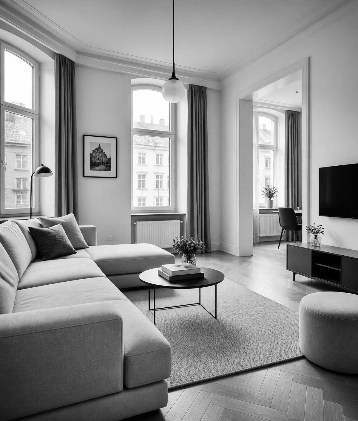 Intérieur de logement en location courte durée